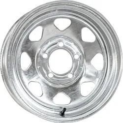 PACER TRAILER 28GA GALVANIZED SPOKE TRAILER 16X6 GALVANIZED